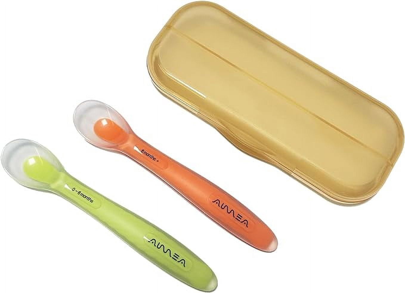 Baby Spoons, First Stage Feeding For Baby, Soft Silicone, Toddler spoon ...