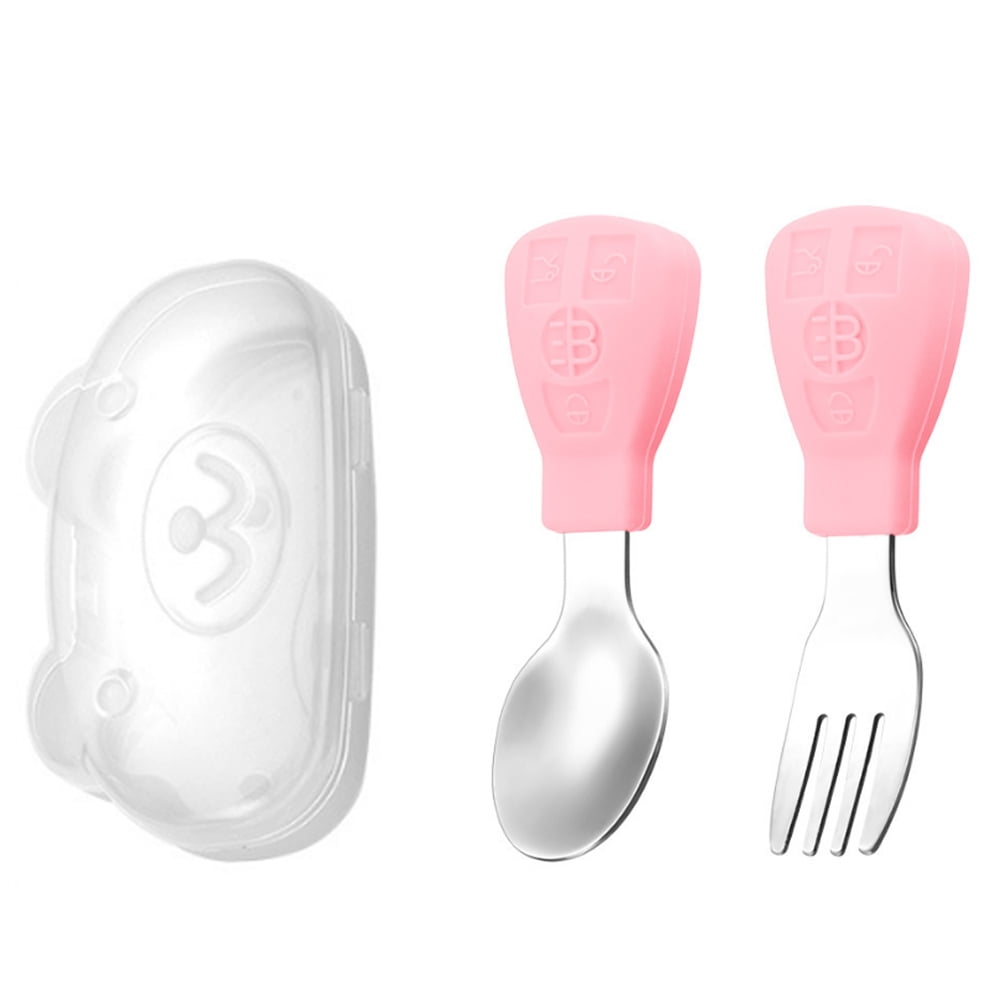 Baby Products Online - Silicone spoons for baby first stage for baby eating  utensils packages), LED packing spoon for baby for toddlers Self-feeding  training - Kideno