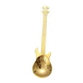Baby Spoons Stainless Steel Guitar Spoons Rainbow Coffee Tea Spoon