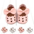 thumbnail image 1 of Baby Spring And Summer New Toddler Shoes To Wear Hollow Non-slip Breathable Sweat Baby Soft Soled Shoes Pink qILAKOG Size 5, 1 of 8