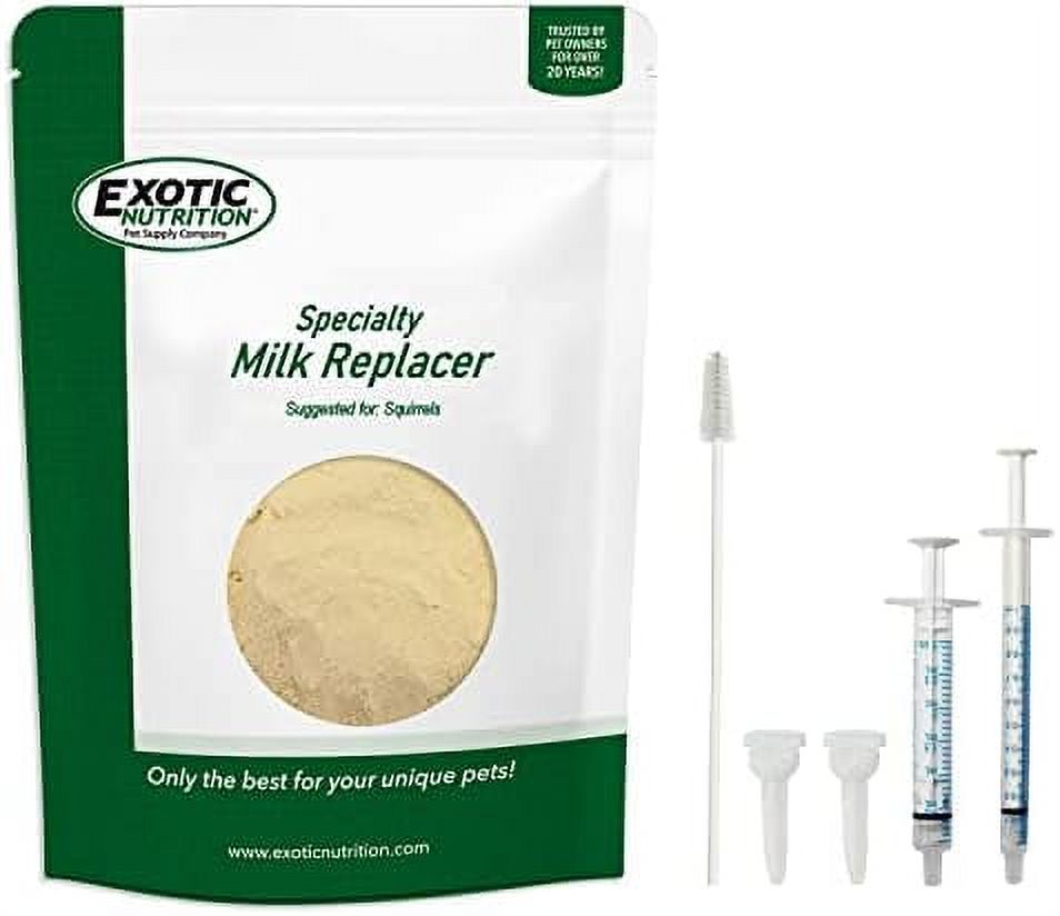 Baby Squirrel Set (Basic) Milk Replacer, Feeding Syringes