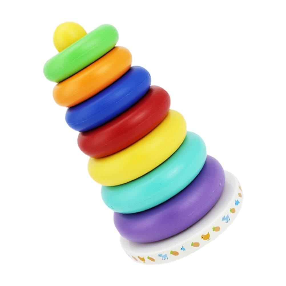 Baby Stacking Toy Kids Musical Toys Colorful Ring Puzzle Multifunction ...