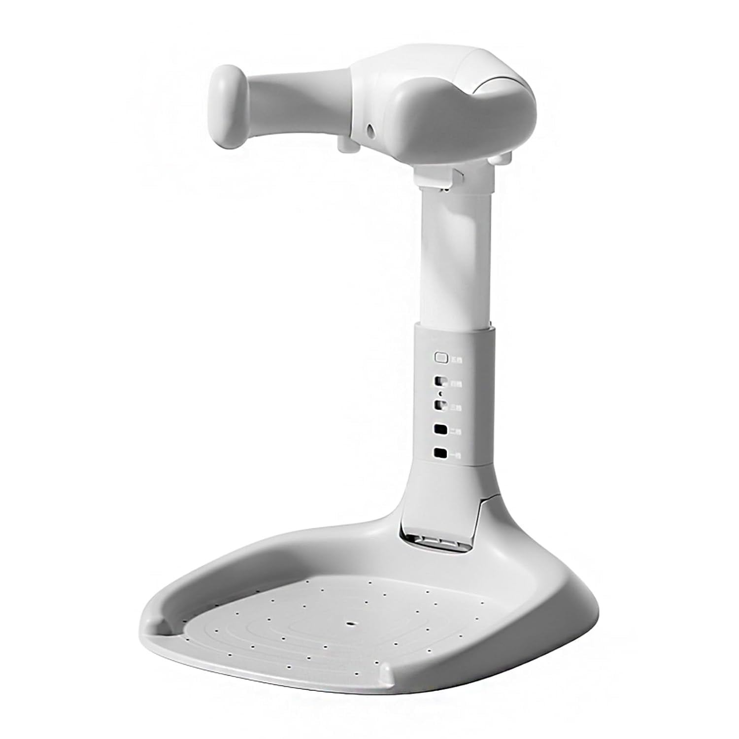 Baby Standing Bath Holder, Baby Shower Stand with Adjustable Height Foldable Non-Slip Base ...