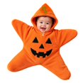 thumbnail image 1 of Baby Starfish Cold‑Weather Onesie, Heavy‑Duty Fleece Romper, Hooded Footie Bodysuit, Comfort Daily‑wear Jumpsuit Outfits for Boys Girls, 1 of 6