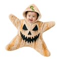 thumbnail image 1 of Baby Starfish Cold‑Weather Onesie, Heavy‑Duty Fleece Romper, Hooded Footie Bodysuit, Comfort Daily‑wear Jumpsuit Outfits for Boys Girls, 1 of 6