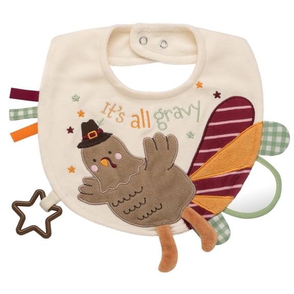 Baby Starters Touch and Play Activity Bib, Thanksgiving Turkey