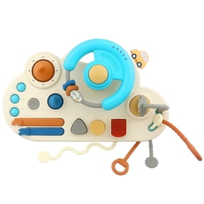Baby Steering Wheel Toy Activity Board for Toddlers 18+ Months