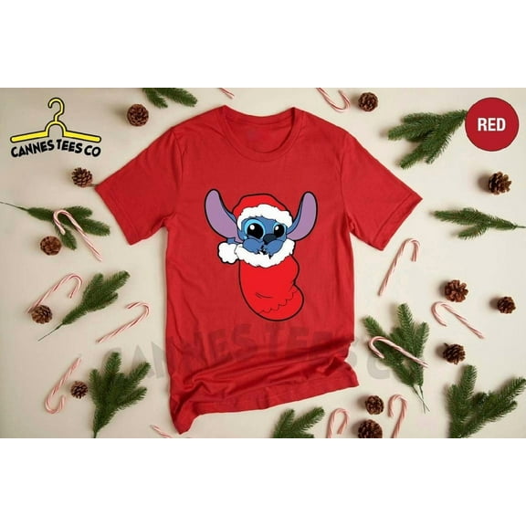 Baby Stitch Shirt, Christmas Shirt, Stitch Shirt, Funny Christmas Shirt, Stitch Shirt, Disney Christmas Shirt, Disney Stitch Tee All Size S-5Xl