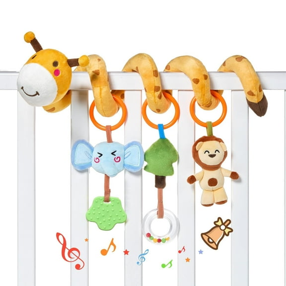 Baby Stroller Arch Toy,Portable Baby Mobile for Bassinet,Car Seat Crib Accessories Travel Activity Arch for Babies Infants 0-12 Months