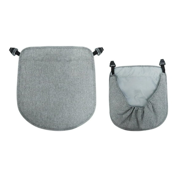 Baby Stroller Cover Winter Flax Material Windproof Warm Sponge Inner Adjustable Buckles for Outdoor Travel Various Strollers Baby Carriages Cold Weather
