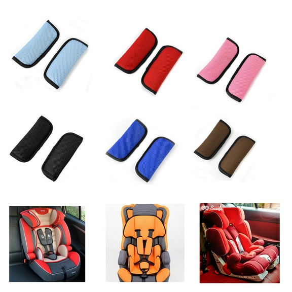 Baby Stroller Cushion Car Seat Vehicle Safety Shoulder Strap Cover Pad