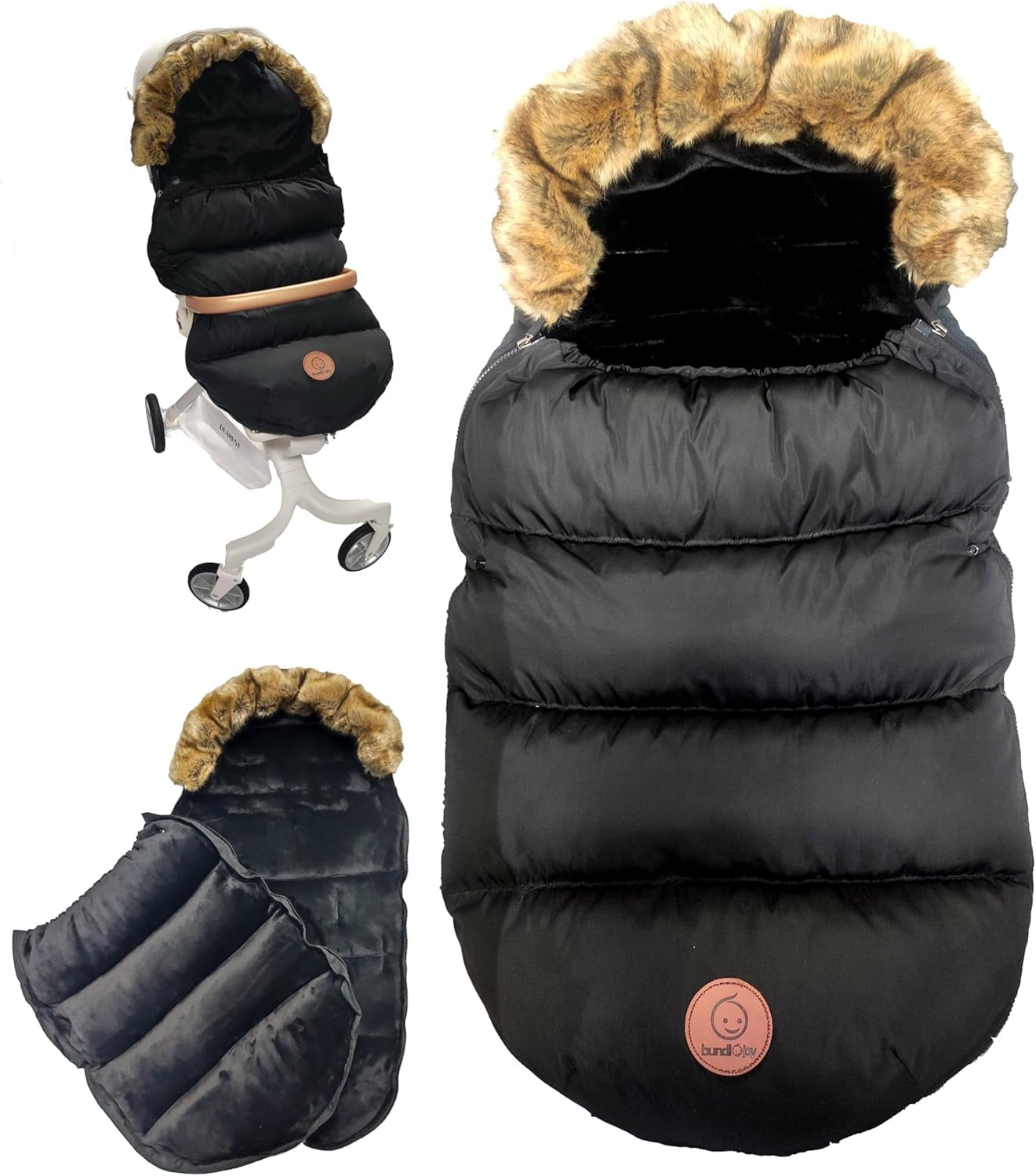 Baby Stroller Footmuff Baby Stroller Bunting Bag Stroller Sleeping Bag Warm Sleeping Bag for Baby Infant Sleep Sack Baby Blanket Newborn Essentials Swaddle Blanket One Black Walmart