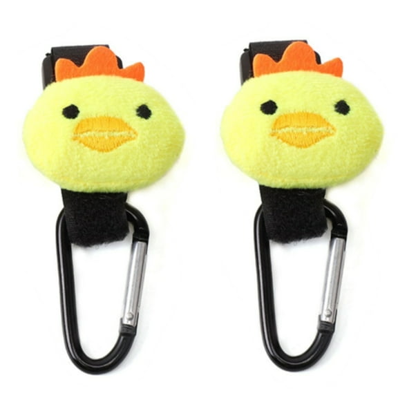 Baby Stroller Hooks Clips - Zinc Alloy Multifunctional Hooks Firm Non-Slip Stroller Hook for Buggy Baby Carrier Bike Bicycle Car Headrest