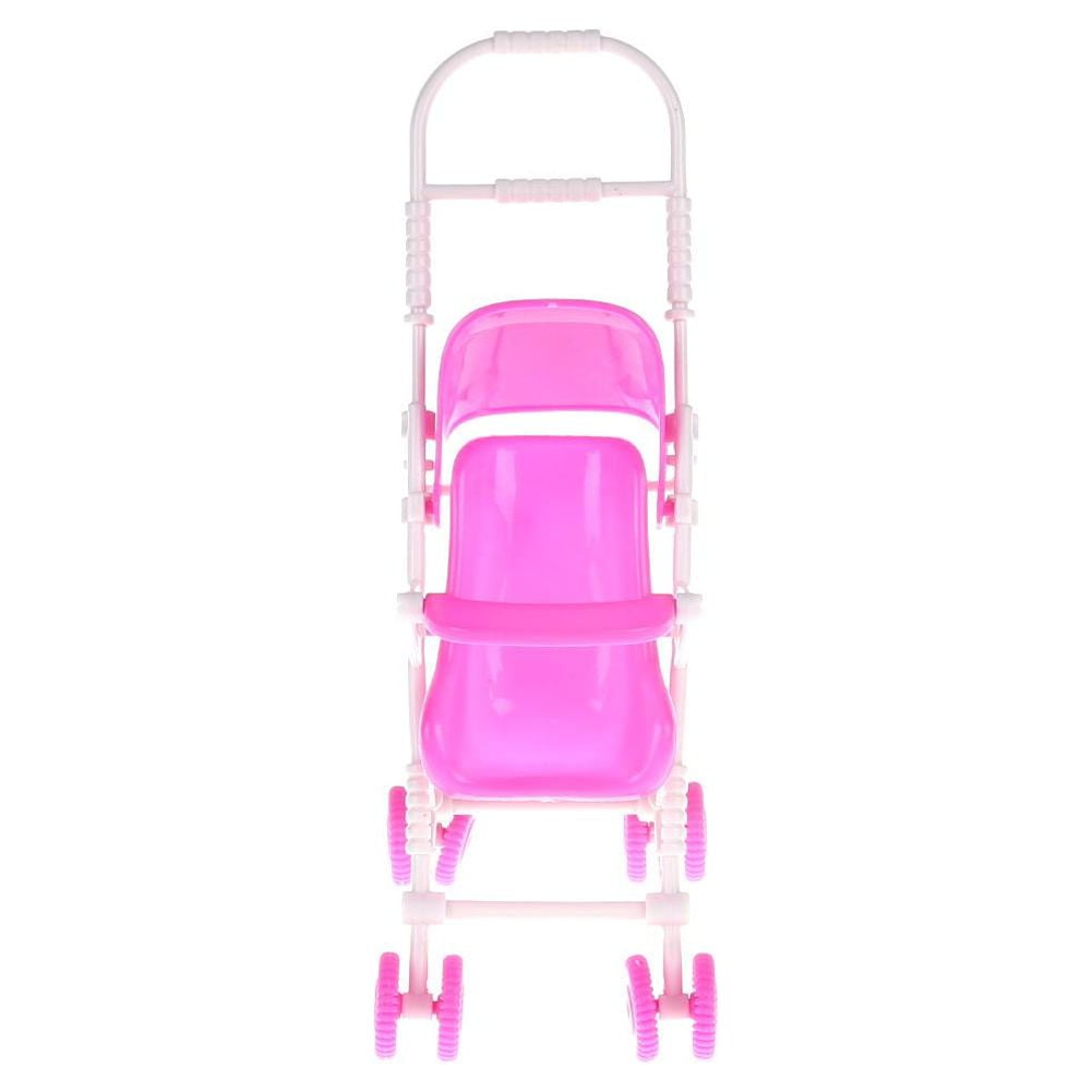 Baby Stroller Infant Carriage Trolley Nursery Assembly Toys for Girls Doll