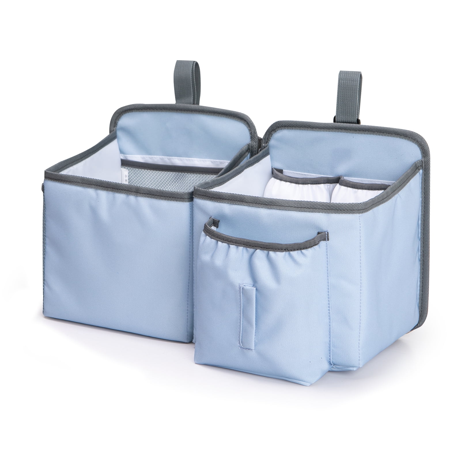 Baby Stroller Organizer Bag Bedside Caddy Diaper Storage Bin Hanging Storage Bag for Baby Bed/Baby Cart