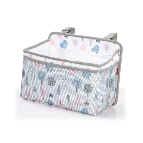 Baby Stroller Organizer Bag Bedside Caddy Diaper Storage Bin Hanging Storage Bag for Baby Bed/Baby Cart