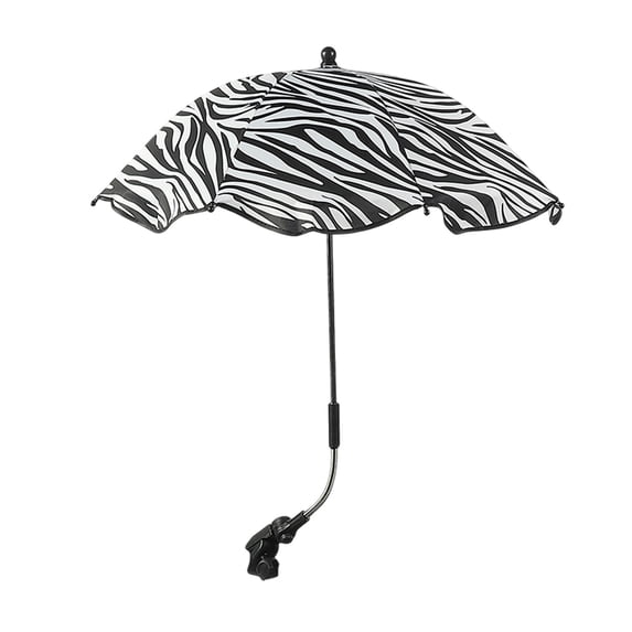 Baby Stroller Parasol Umbrella UPF 50+ 360° Rotatable Tilt Sunshade Portable Clip-on for Pram Stroller Chair Wheelchair