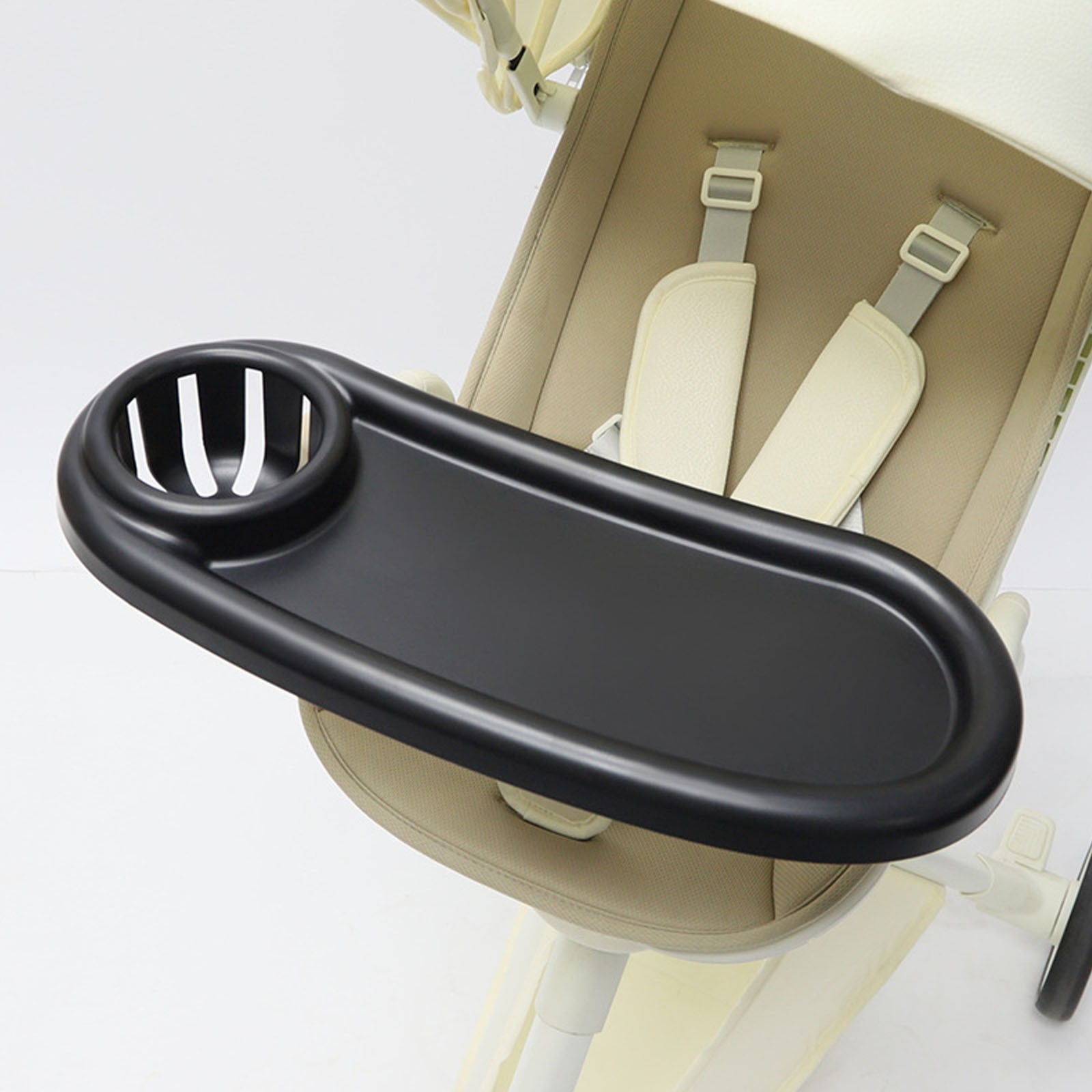 Baby Stroller Plate 2Pc,Stroller Snack Tray Stroller Tray With Cup Holder Stroller Tray Removable Baby Snack Tray With Adjustable Buckle And Hooks.