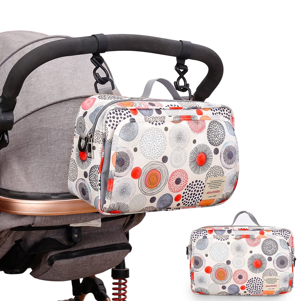 Baby Stroller Storage Bag-Diaper Bag Infant Carriages Waterproof Hanging Bag Portable Mommy Bag for Baby Going Out