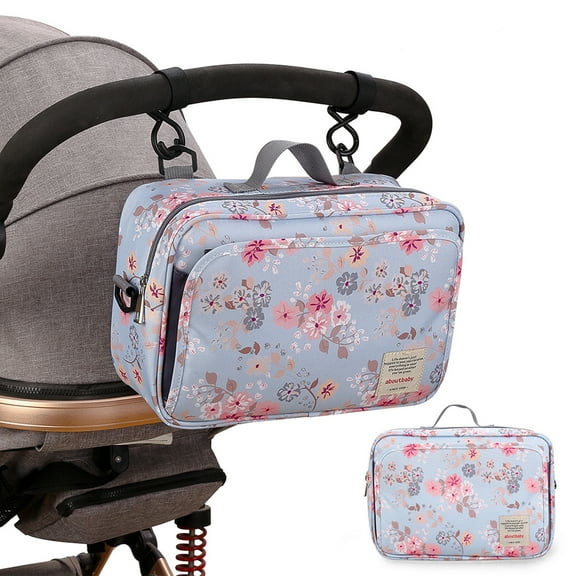 Baby Stroller Storage Bag-Diaper Bag Infant Carriages Waterproof Hanging Bag Portable Mommy Bag for Baby Going Out