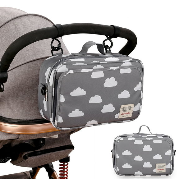 Baby Stroller Storage Bag-Diaper Bag Infant Carriages Waterproof Hanging Bag Portable Mommy Bag for Baby Going Out