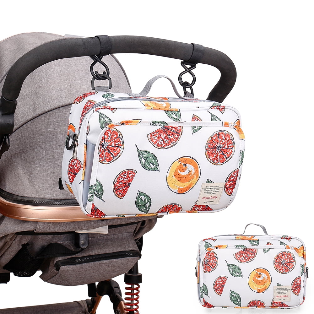 Oxford Baby Hanging Basket Multifunction Stroller Organizer Bags Pram Storage Bag Stroller Accessories Large Capacity Diaper