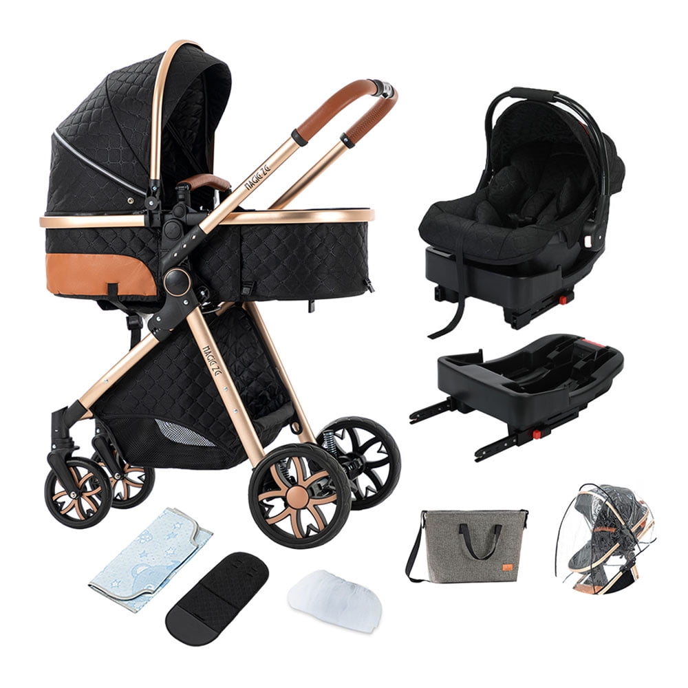 Baby Stroller With And Car Seat With Base Combo For Baby To