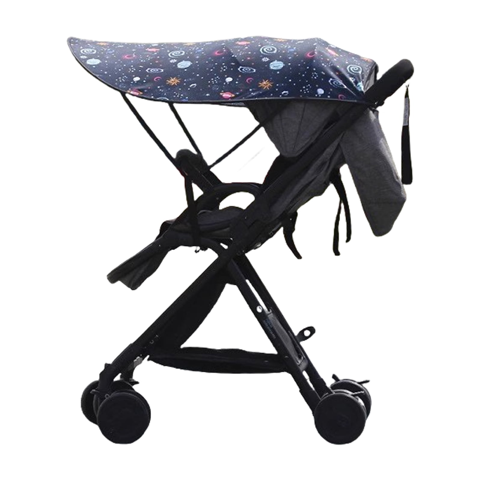 Baby Strollers Sunshade Canopy Awning Windproof Offer Sun Protections for Delicate Skin and Easy to Cleaning