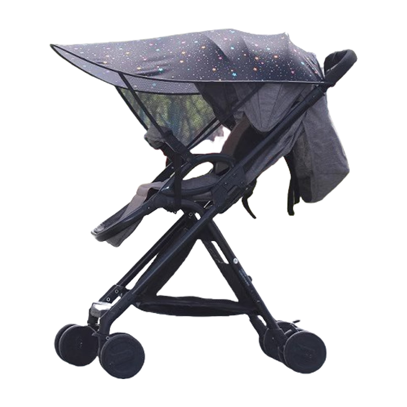 Baby Strollers Sunshade Canopy Awning Windproof Offer Sun Protections for Delicate Skin and Easy to Cleaning