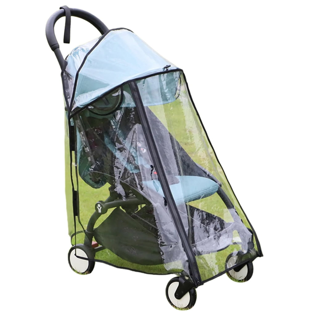 Baby Strollers Weather Proof Cover Windproof Clear EVA Rain Protector