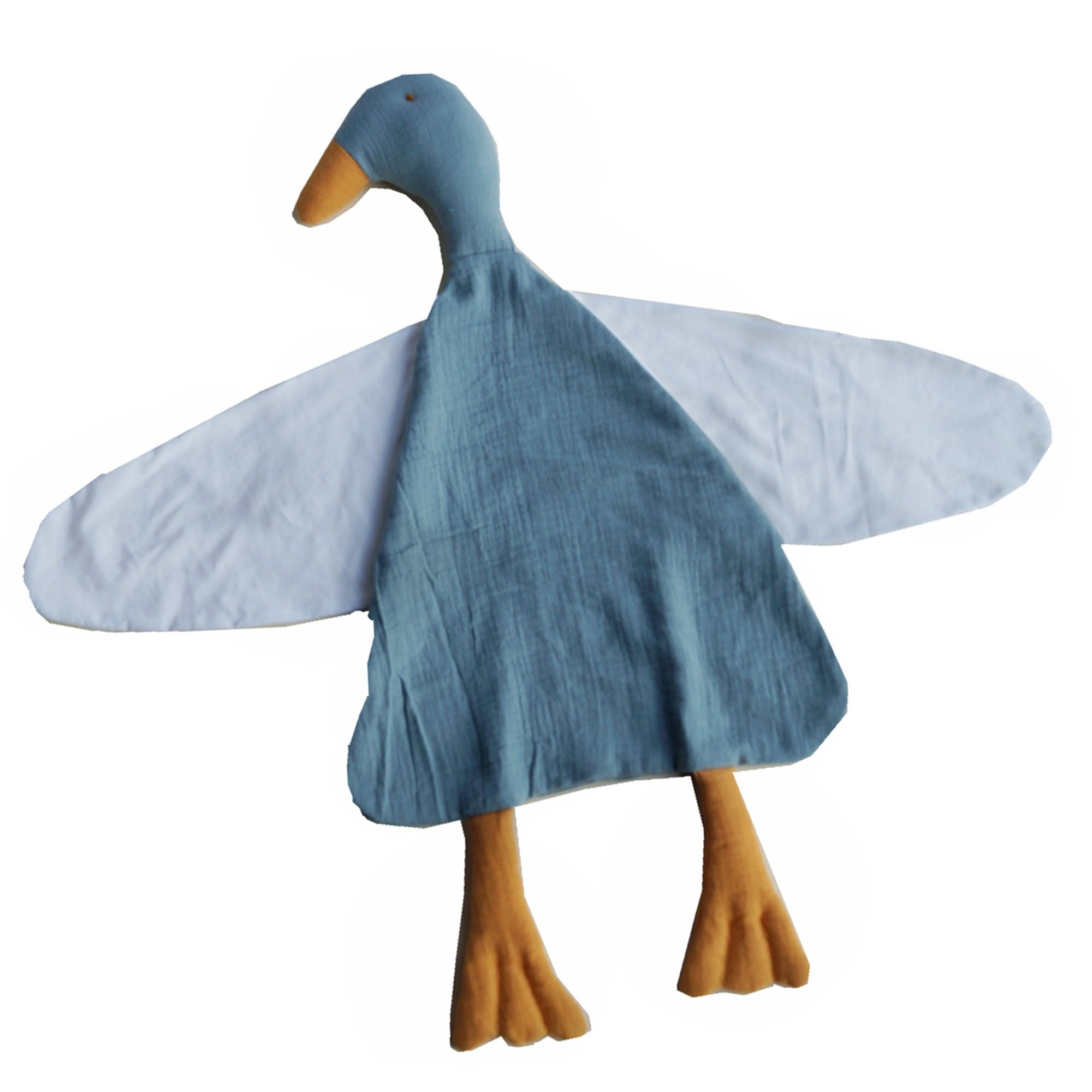 Baby Stuffed Animal Security Blanket Infant Snuggle Toy Cute Goose