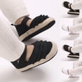 thumbnail image 1 of Baby Summer New Toddler Sandals Outside Wear Non-slip Breathable Sweat Proof Infant Sandals Black qILAKOG Size 4, 1 of 8