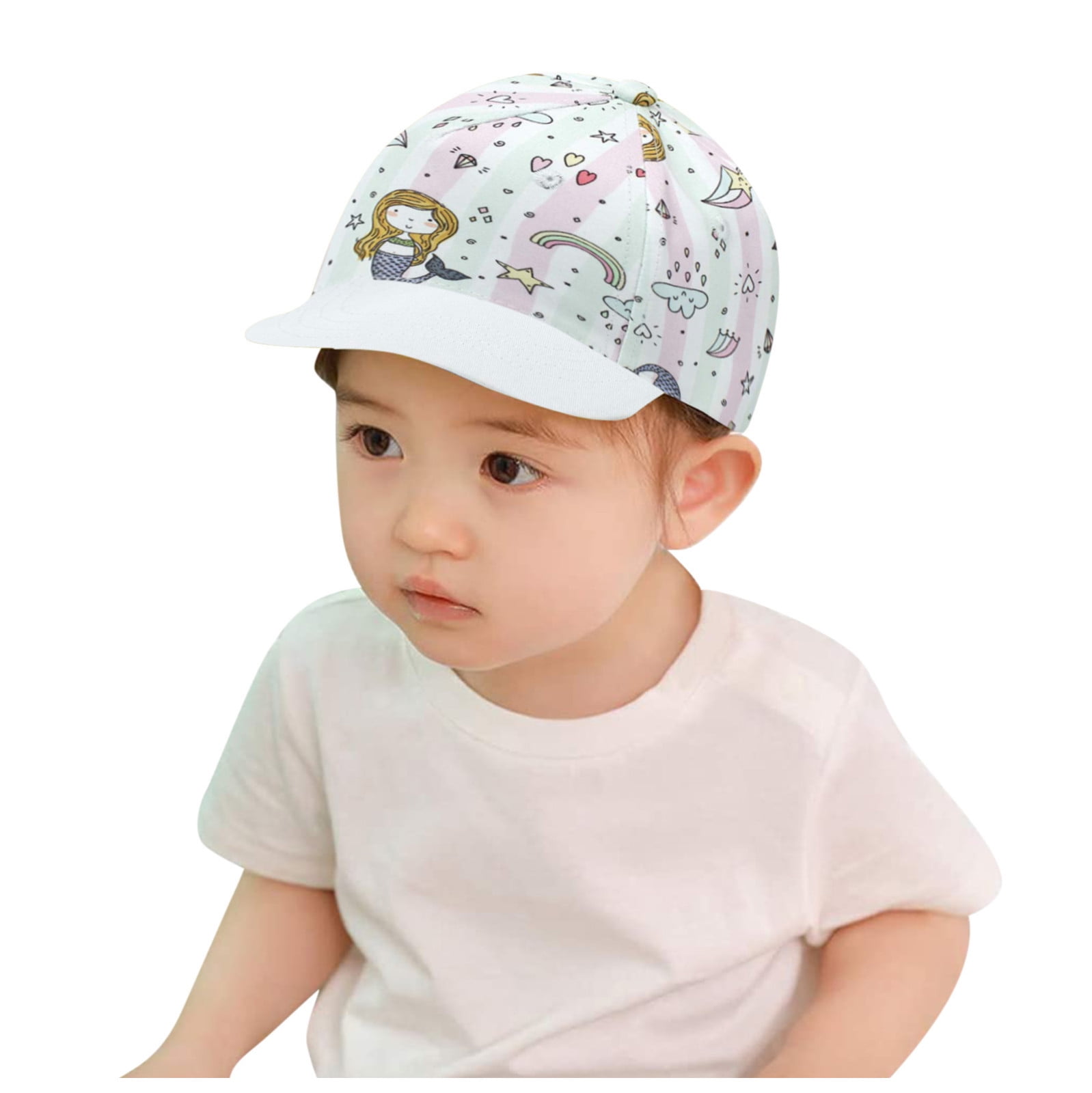 Baby Sun Hat Adjustable Women Flat Eaves Beret Baseball Cap Toddler