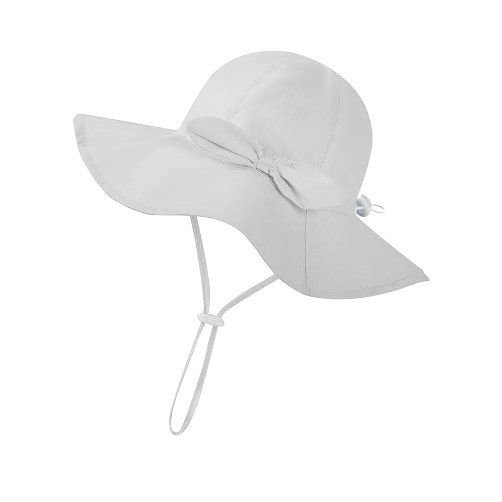 Baby Sun Hat Bonnet Adjustable Outdoor Beach Wide Brimmed Bucket Hat ...