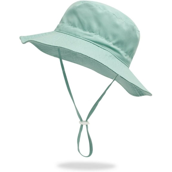 Baby Sun Hat Toddler Bucket Hat Wide Brim Kids Beach Hats UPF 50+ Sun Protective for Boys Girls