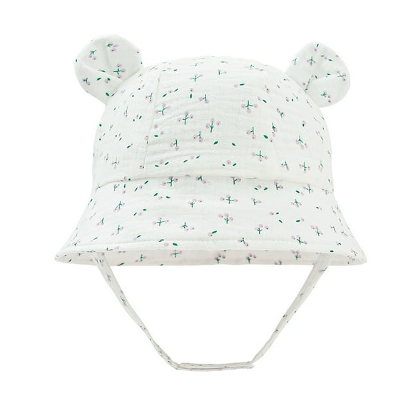 Baby Sun Hat UPF 50+ Sun Protective Toddler Bucket Hat Summer Kids Beach Hats Wide Brim Outdoor Play Hat for Boys Girls