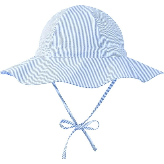 Baby Sun Hat UPF 50  Toddler Sun Protection Bucket Hats for Boys Girls Infant Wide Brim Beach Hat Baby Bucket Hat 0-4T
