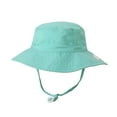 thumbnail image 1 of Baby Sun Hat Wide Brim Beach Bucket Hat Kids Boys Girls Summer Breathable Fisherman Hat UV Protection Bucket Hat, 1 of 8