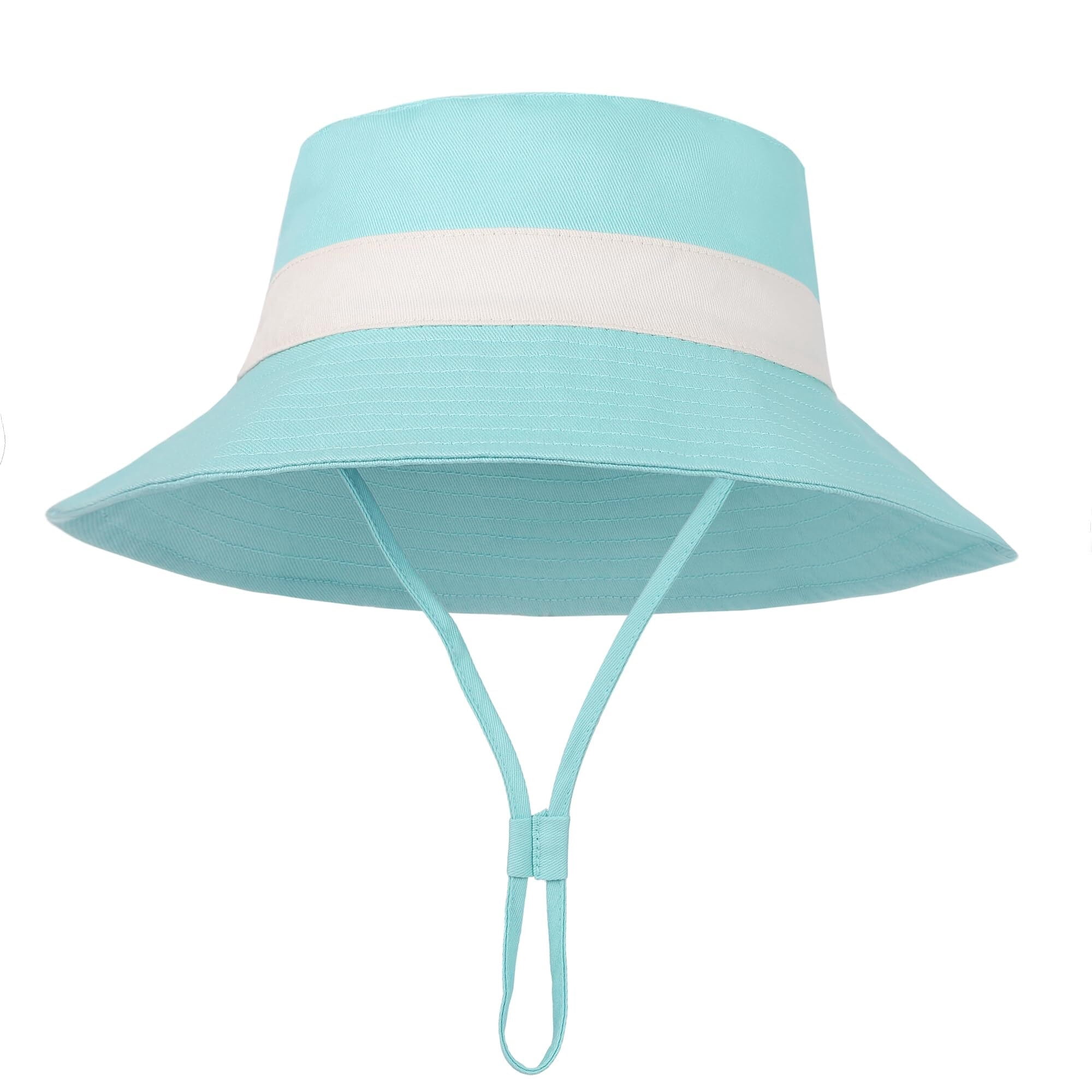 baby boy teal sun bucket hat main image 1