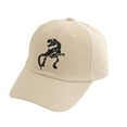thumbnail image 1 of Baby Sun Hats Kids Toddler Boys Summer Adjustable Breathable Lightweight Baseball Cap with Digger Embroidered Girls Sun Hat Khaki 2 Years-8 Years, 1 of 3
