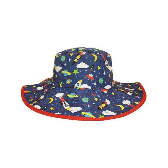 Baby Sun Hats - Reversible UPF 50+ - Space