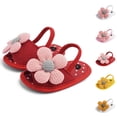 thumbnail image 1 of Baby Sunflower Soft Sole Sandals Cute First Walkers for Infant Toddler Boys Girls Summer Breathable Walking Shoes Non-Slip Yellow 13, 1 of 8