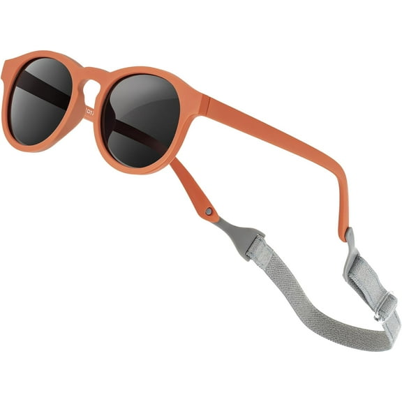 Baby Sunglasses with Strap Polarized Flexible UV400 for Infant Toddler Boys Girls Age 0-24 Months