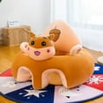 thumbnail image 1 of Baby Support Chair Infant Sitting Learning Sofa with Soft Fleece Animals Design Non-Slip Bottom for Spine Protection and Comfortable Play Seating Seasonal Savings for the Holidays, 1 of 5