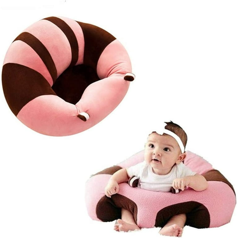 Baby Support Seat Sofa Plush Soft Animal Shaped Baby Learning to Sit Chair Keep Sitting Posture Comfortable Infant Sitting Chair for 4 Months up Baby Pink Walmart