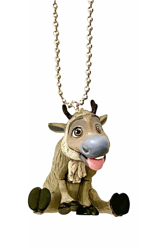 Baby Sven Reindeer PVC Keychain Key Chain Ring Dangler Charm 2.5 Figure Frozen