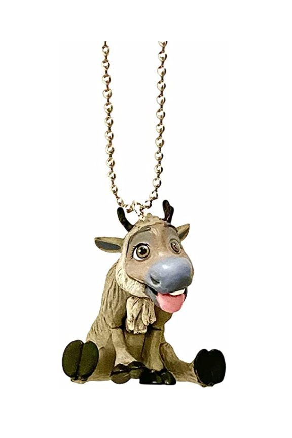 Baby Sven Reindeer Pvc Keychain Key Chain Ring Dangler Charm 2.5 Figure Frozen
