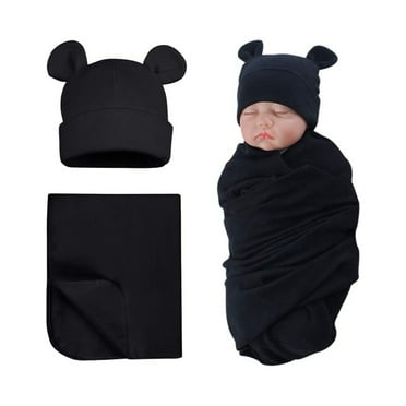 Baby Swaddle Blankets Bag Unisex Solid Sleeping Sack Hat Baby Care Warps