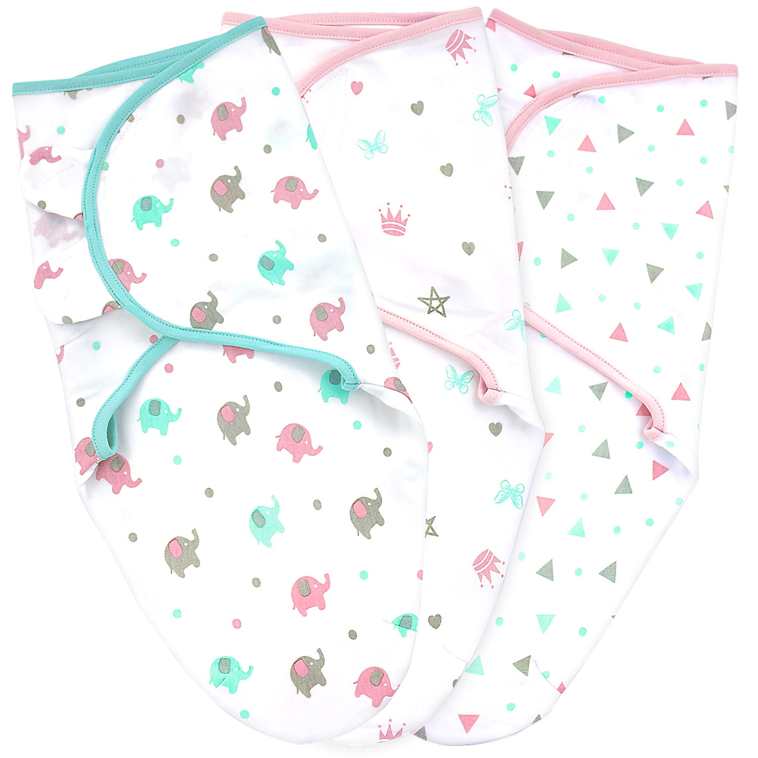 Baby Swaddle Blankets for Newborn Girl, Small/Medium 0-3 Months