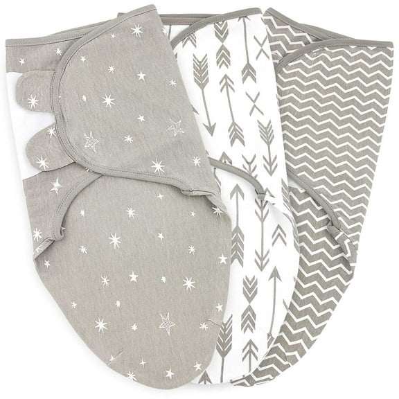 Baby Swaddles for Newborns - 3 Pack Baby Swaddles for 3-6 Months - Baby Swaddle Sleep Sack